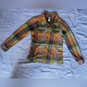 Patagonia Organic Cotton Flannel Long Sleeve shirt size 8